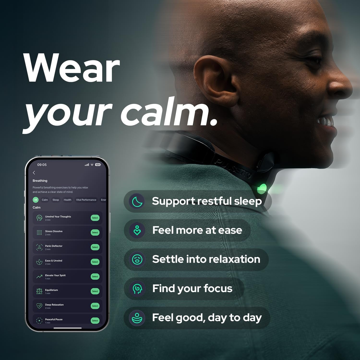 FIT (V2) Wellness Wearable – Relaxation, Sleep & Daily Wellness Support Device