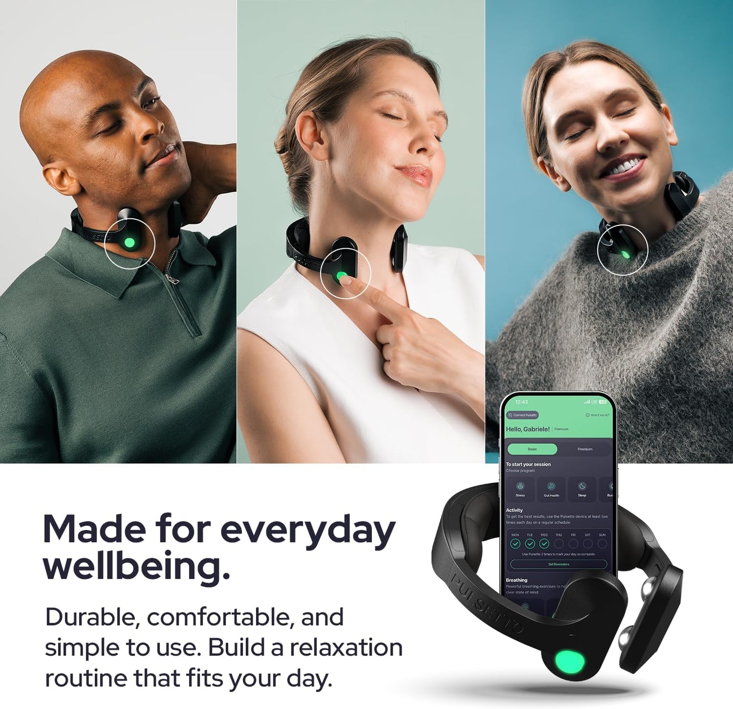 FIT (V2) Wellness Wearable – Relaxation, Sleep & Daily Wellness Support Device