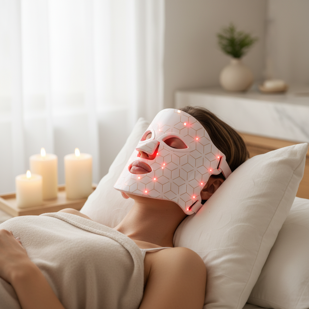 LED Red Light Therapy Face Mask